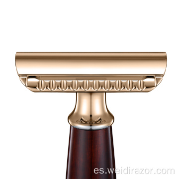 Cuchilla de afeitar de madera Baili Twin Blade Razor